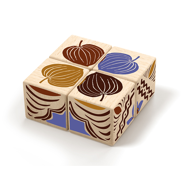 Wooden cube puzzle