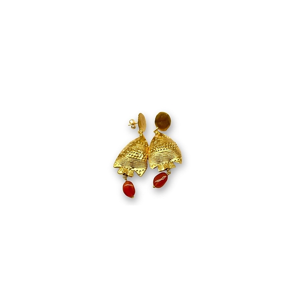 Boucle d'oreille Fish & Chips Couleur Aléatoire