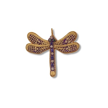 Violet Dragonfly Decoration