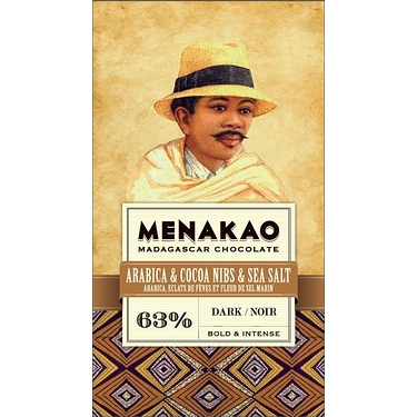 Chocolate Menakao Black 63% - Arabica Shards Of Feves Crane