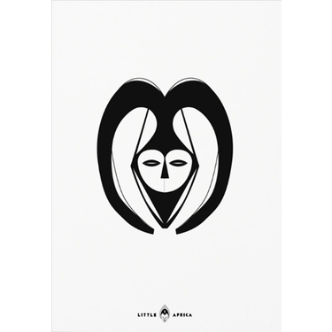 Poster - Kwele mask