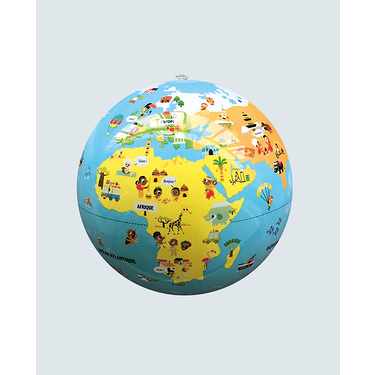 Globe Gonflable Notre Monde 30Cm