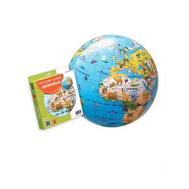 Globe Gonflable Animaux 30Cm