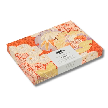 Postal card writing set Kimono