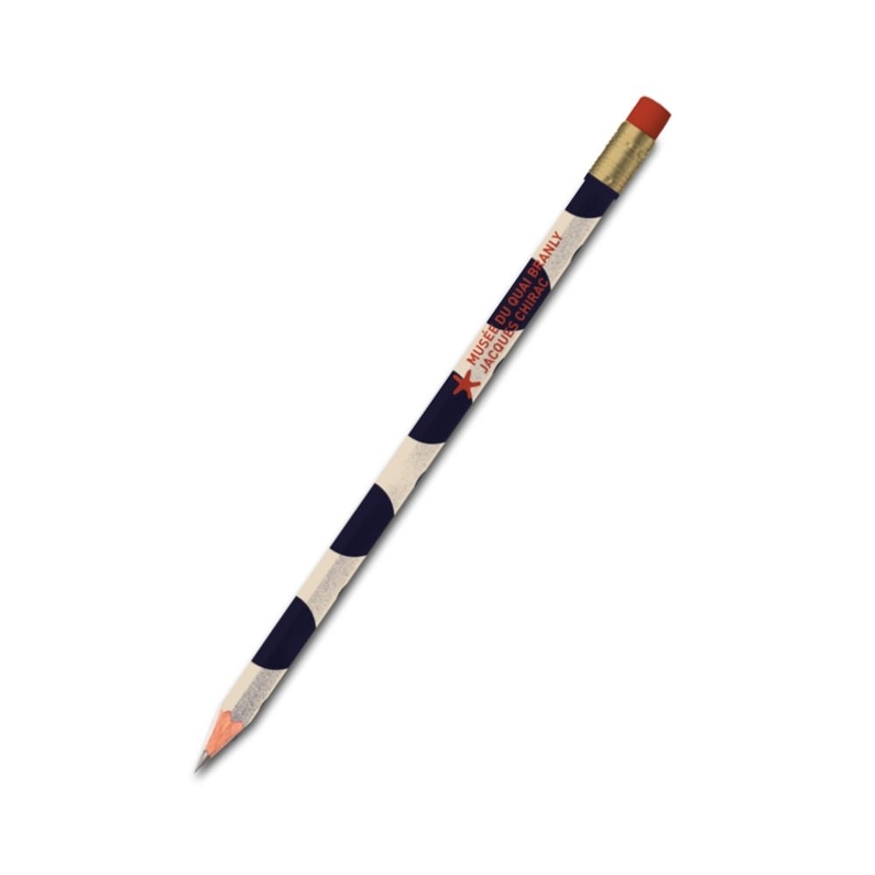 Paper pencil with round kimono pattern