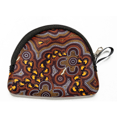 Coin purse - On walkabout ochre