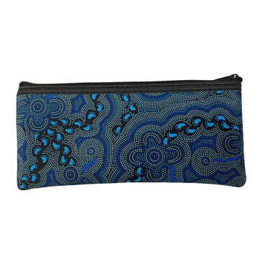 Pencil case - On walkabout blue