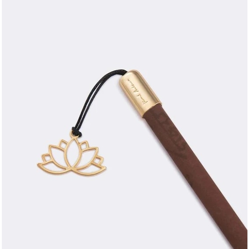Pencil with charm yoga lotus