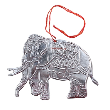 Ankit Elephant Silver Pendant